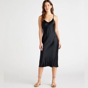 100% silk slip dress